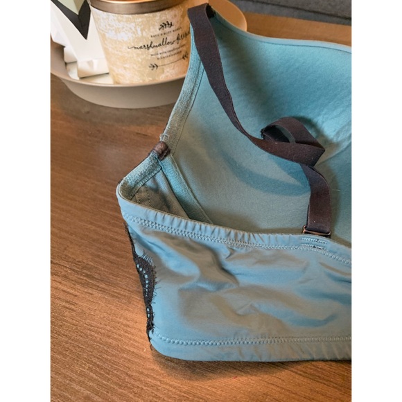 Torrid Sage Eyelash Lace Push-up Plunge Bra 40DD - Picture 8 of 15